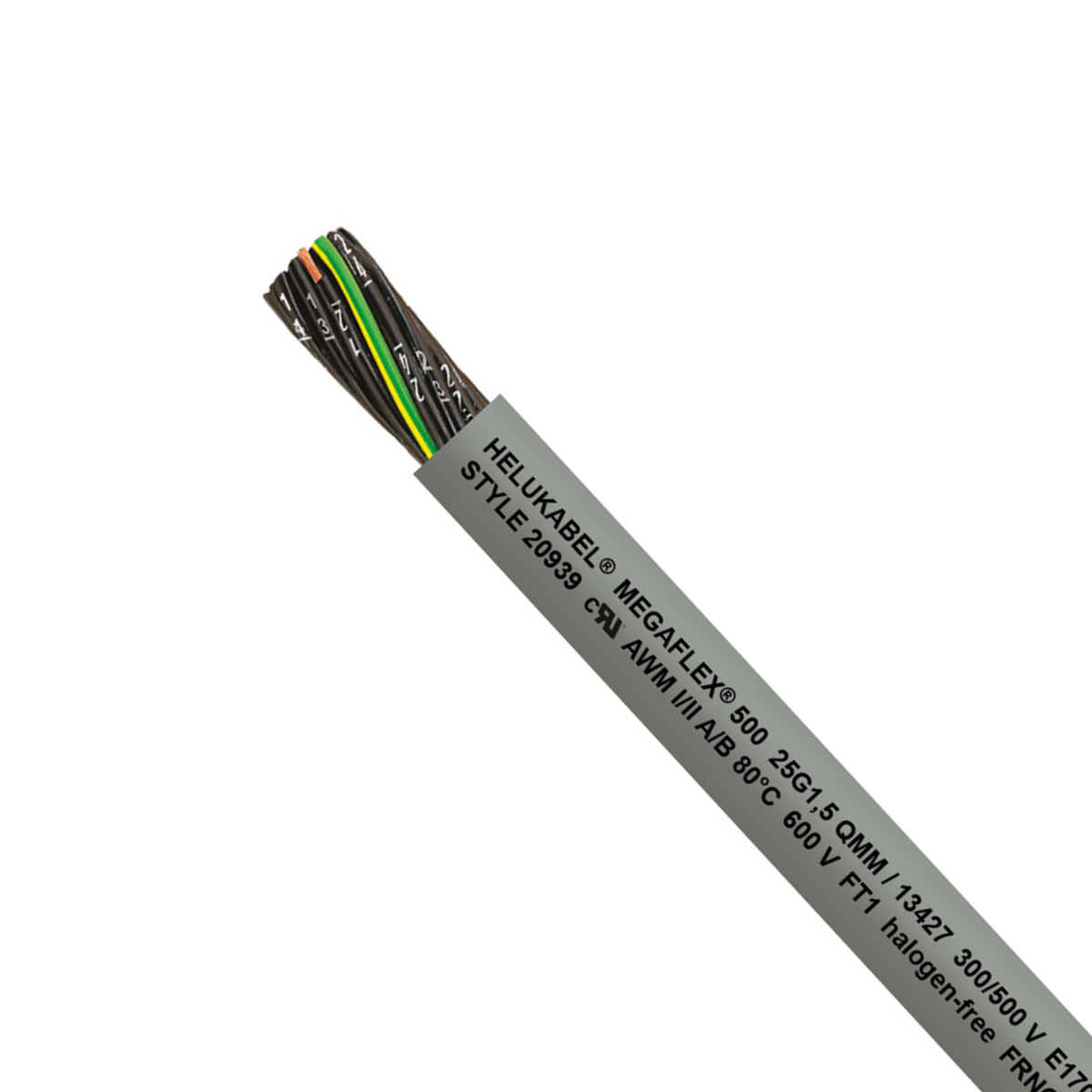 Безгалогенові контрольні кабелі з UL/CSA-сертифікацією