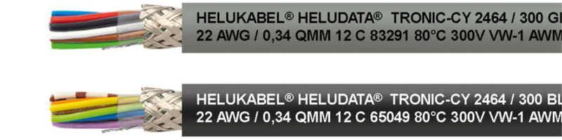 HELUDATA® TRONIC-CY 2464 / 300 GREY  /  HELUDATA® TRONIC-CY 2464 / 300 BLACK