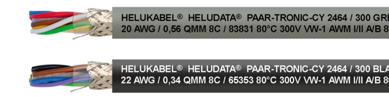 HELUDATA® PAAR-TRONIC-CY 2464 / 300 GREY  /  HELUDATA® PAAR-TRONIC-CY 2464 / 300 BLACK