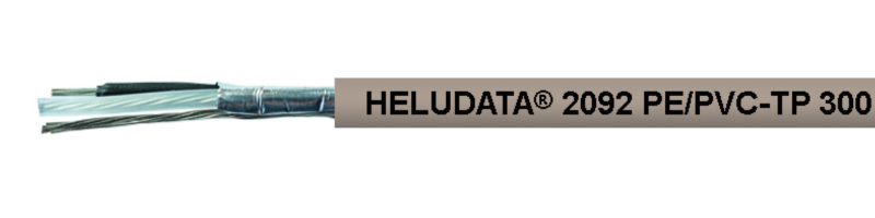 HELUDATA® 2092 PE/PVC-TP 300 GREY